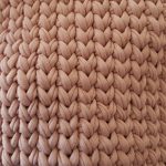 Вязаная корзина Какао круглая малая — изображение 4