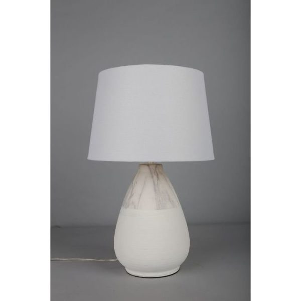 Настольная лампа Omnilux с белым абажуром — изображение 3