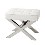 Пуф  на хромированных ножках 50x60x46 см