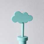 Детская вешалка на ножке бирюзовая — изображение 4