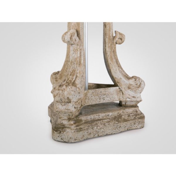 Лампа настольная в стиле прованс на резной ножке — изображение 3