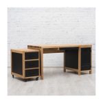  большой письменный стол с тумбочкой Newton — изображение 3