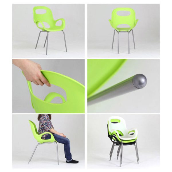 Стул дизайнерский Umbra oh chair белый — изображение 6