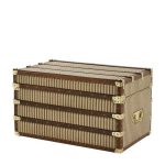 Сундук  Trunk NY-Nice 1933 с кожаными вставками 58x92x53 см