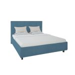 Кровать Royal Black 160х200 см Велюр Морская волна — изображение 2