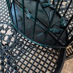 Настенное зеркало «Булонь» (черный антик) — изображение 2