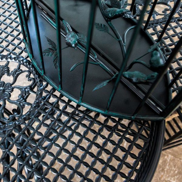 Настенное зеркало «Булонь» (черный антик) — изображение 2