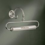 Подсветка для картин Renzo Del Ventisette из металла цвета матовый никель