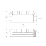 Диван Chestor Бежевый  — изображение 4