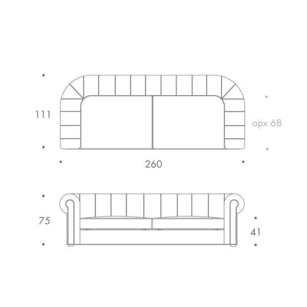 Диван Chestor Бежевый  — изображение 4