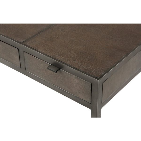 Письменный стол  Desk Scavullo из дерева на металлическом основании — изображение 3