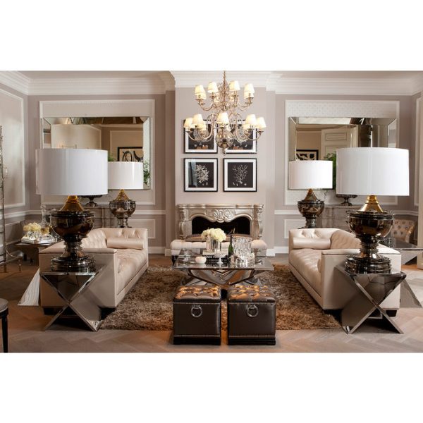 Приставной журнальный столик  Metropole со столешницей из плотного прозрачного стекла — изображение 2