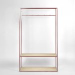 Вешалка в прихожую Hallra 2 copper светлый дуб