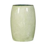 керамический столик-табурет в виде барабана 