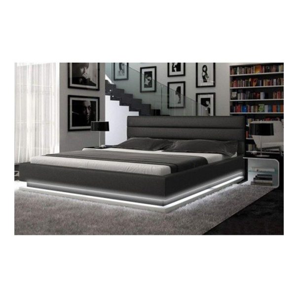 Кровать Brooklyn Темно-Серый Велюр 160х200 см — изображение 2