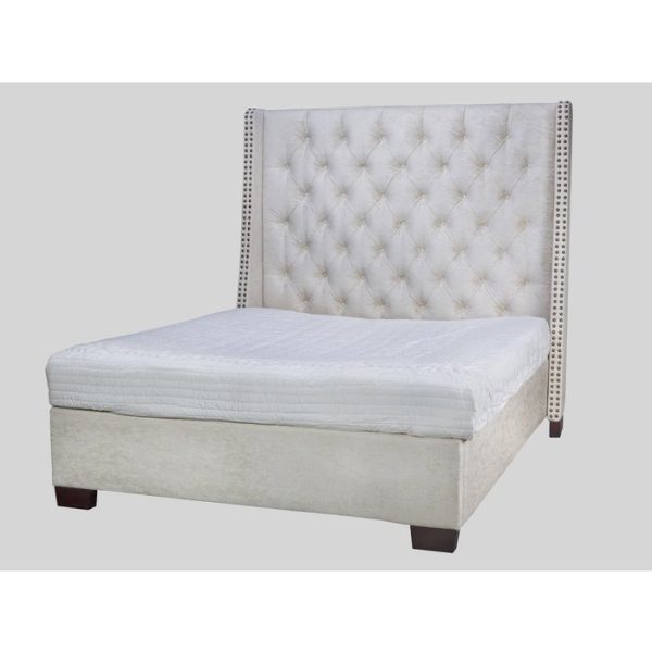 Кровать декорирована молдингами 200х160 см — изображение 2