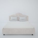 Кровать Palace 180x200 см Велюр Бежевый — изображение 4