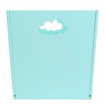 Деревянный ящик для игрушек бирюзовый с облачком — изображение 8