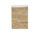 Ковёр Broste NOR из кожи и хлопка 250х80 см