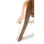 Маленький круглый столик Еcolife Еurope I-SRT из выбеленного массива дуба — изображение 4