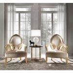 Приставной Журнальный столик DV HomeCollection BYRON tavolo lampada из мрамора и нержавеющей стали — изображение 10