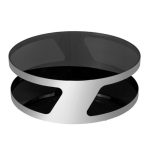 Журнальный столик со стеклянной столешницей 