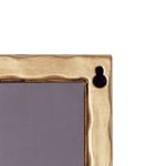 Зеркало в золотой металлической раме — изображение 2