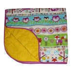 Плед детский стеганый Скандинавский лес хлопок 100% 120х130