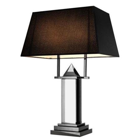 Настольная лампа   Table Lamp Nobu с черным абажуром