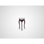 Консольный столик из массива дерева махагони с отделением для мелочей   — изображение 2