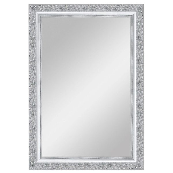 Настенное Зеркало Серебряной Лоза в деревянной раме — изображение 3