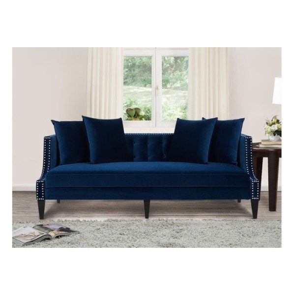 Диван Caroline синего цвета — изображение 2