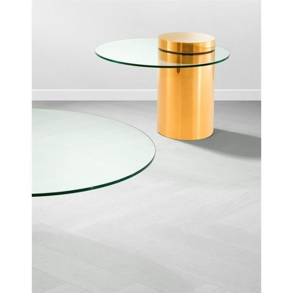 Журнальный столик  Equilibre из металла золотого цвета  — изображение 4