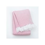 ПОКРЫВАЛО В ЗИГЗАГ РОЗОВОЕ