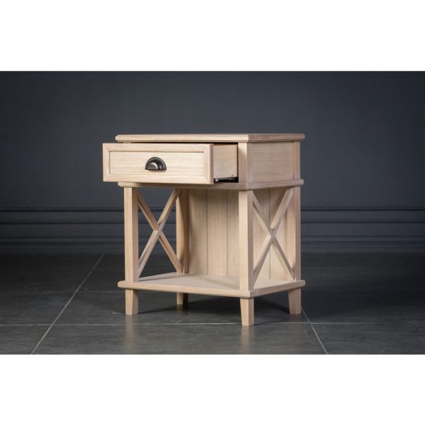 Тумба прикроватная Кембридж с ящиком и полкой большая — изображение 9