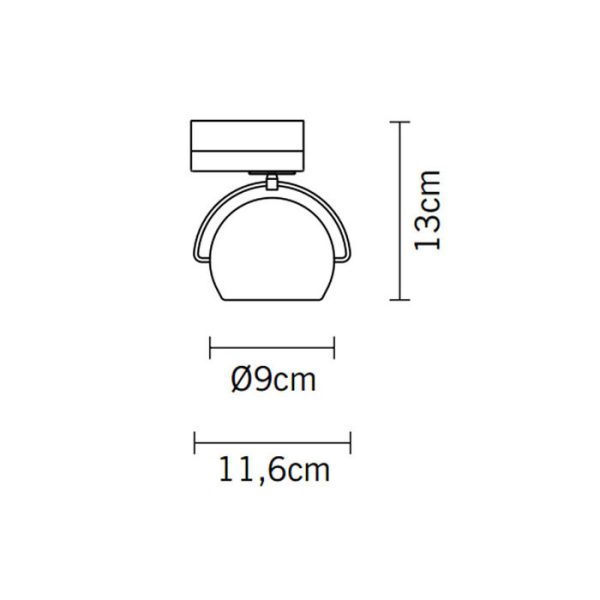 Трековый Спот из хрустального стекла Fabbian BELUGA COLOUR — изображение 2
