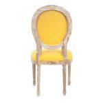 стул с мягкой обивкой Miro yellow — изображение 3