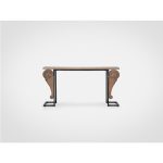 Консоль со столешницей из дерева махагони 