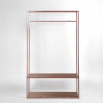 Вешалка в прихожую Hallra 2 copper американский орех