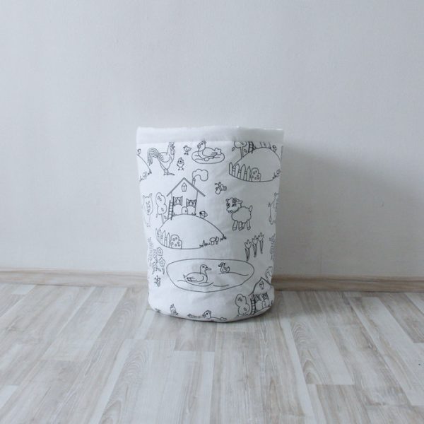 Тканевая корзина-раскраска Painter из 100% хлопка — изображение 2