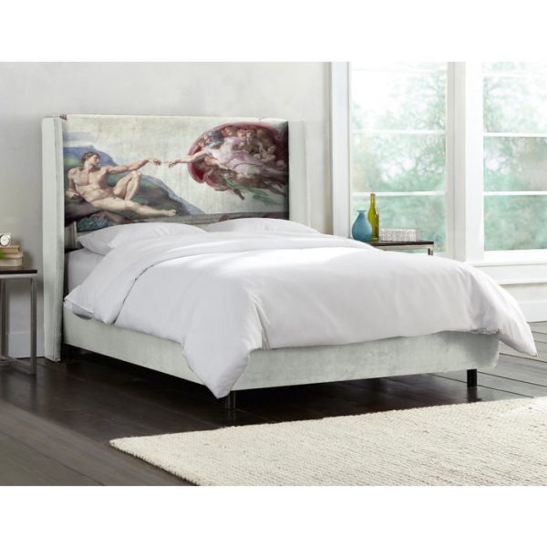 Кровать La Creazione di Adamo с каркасами и ножками из дуба — изображение 2