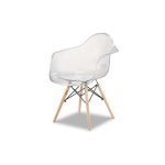 Стул-кресло с прозрачным сидением