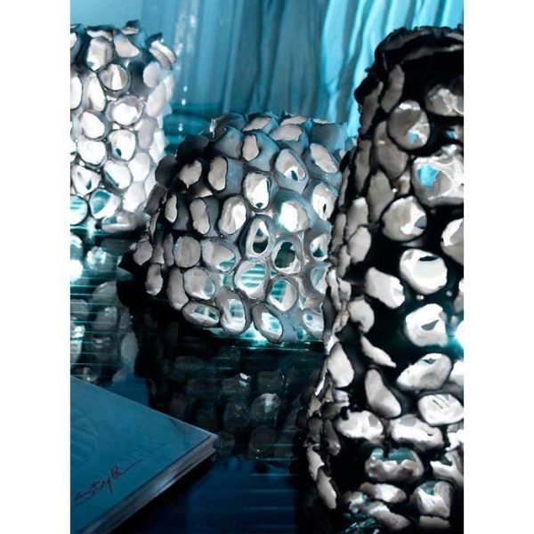 Настольная лампа Stylnove Ceramiche Reef в виде аппликации из множества трубочек — изображение 3