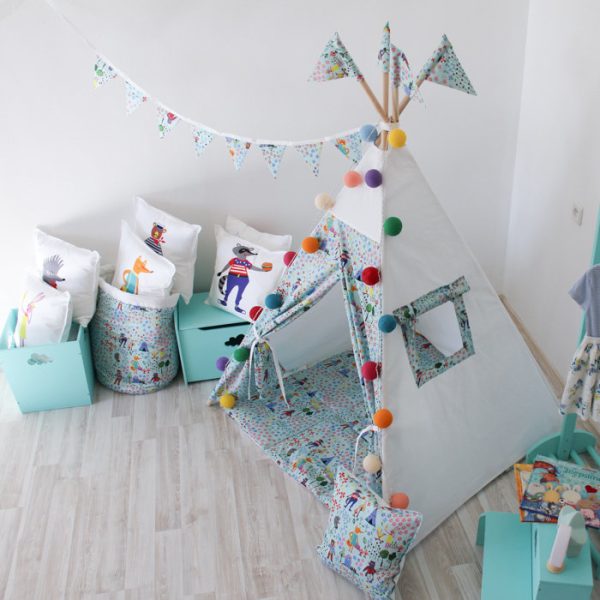 Тканевая корзина Forest Party из 100% хлопка — изображение 4