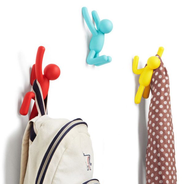 Вешалки-крючки Umbra buddy 3 шт. разноцветные яркие — изображение 3