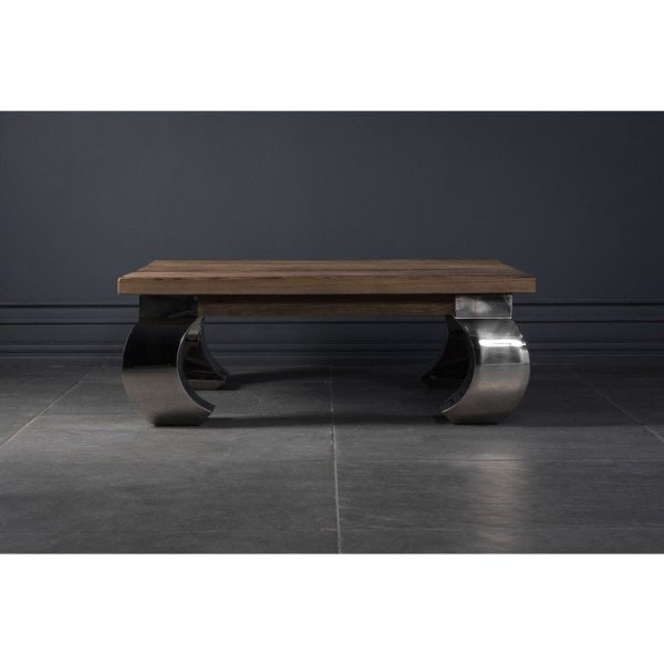 Столик кофейный  со столешницей из вяза — изображение 2