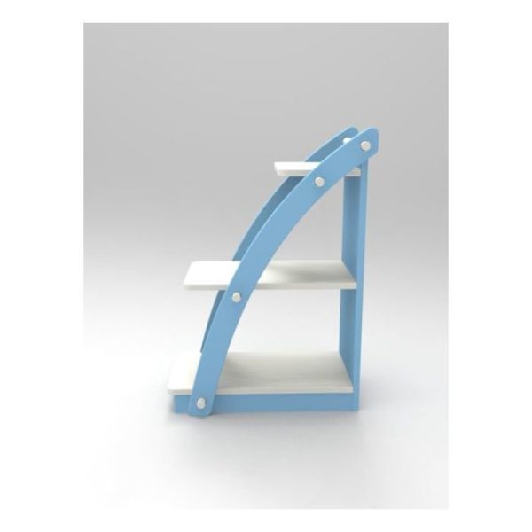 Стеллаж Парус К8 Пастельно-бирюзовый — изображение 15