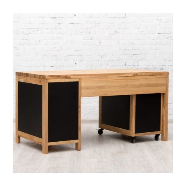  большой письменный стол с тумбочкой Newton — изображение 6