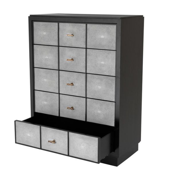 Комод  Brunel из дерева черного цвета — изображение 3