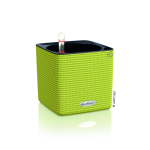  Кашпо LECHUZA Кьюб 14 Лайм с системой полива